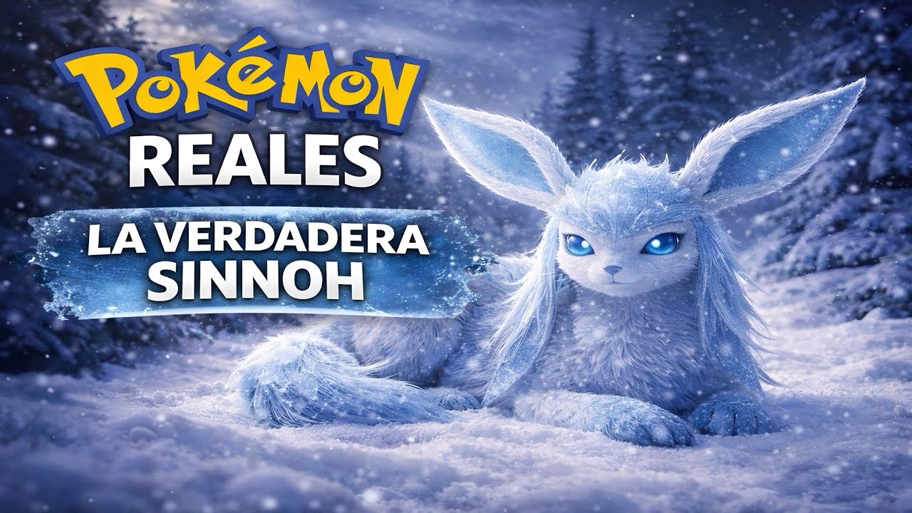 POKÉMON EN LA VIDA REAL: los 107 Pokémon de Sinnoh (generados con IA)