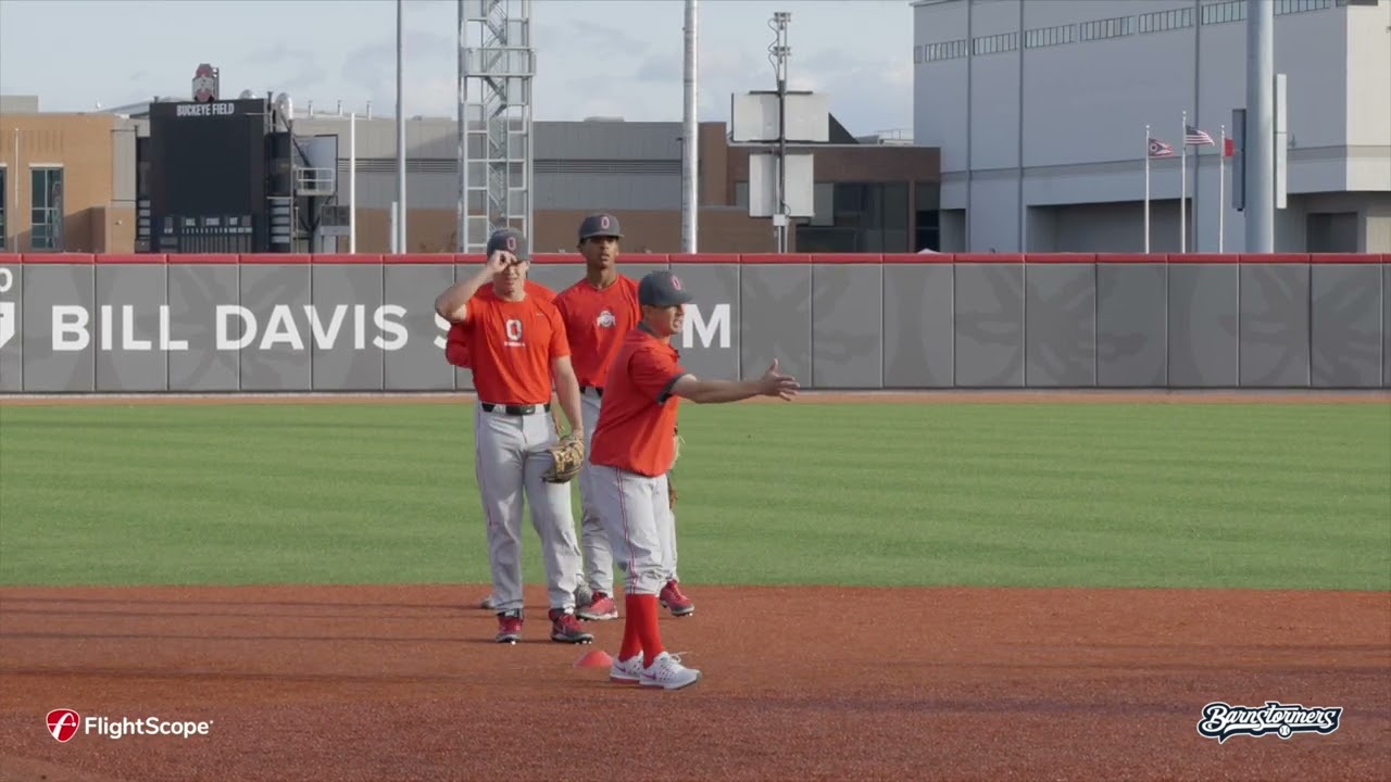 Infield Drills with Damon Lessler, Ohio State University