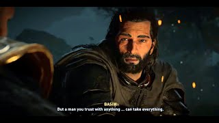 Basim tells Eivor of his son(cutscene) - Assassin's Creed Valhalla