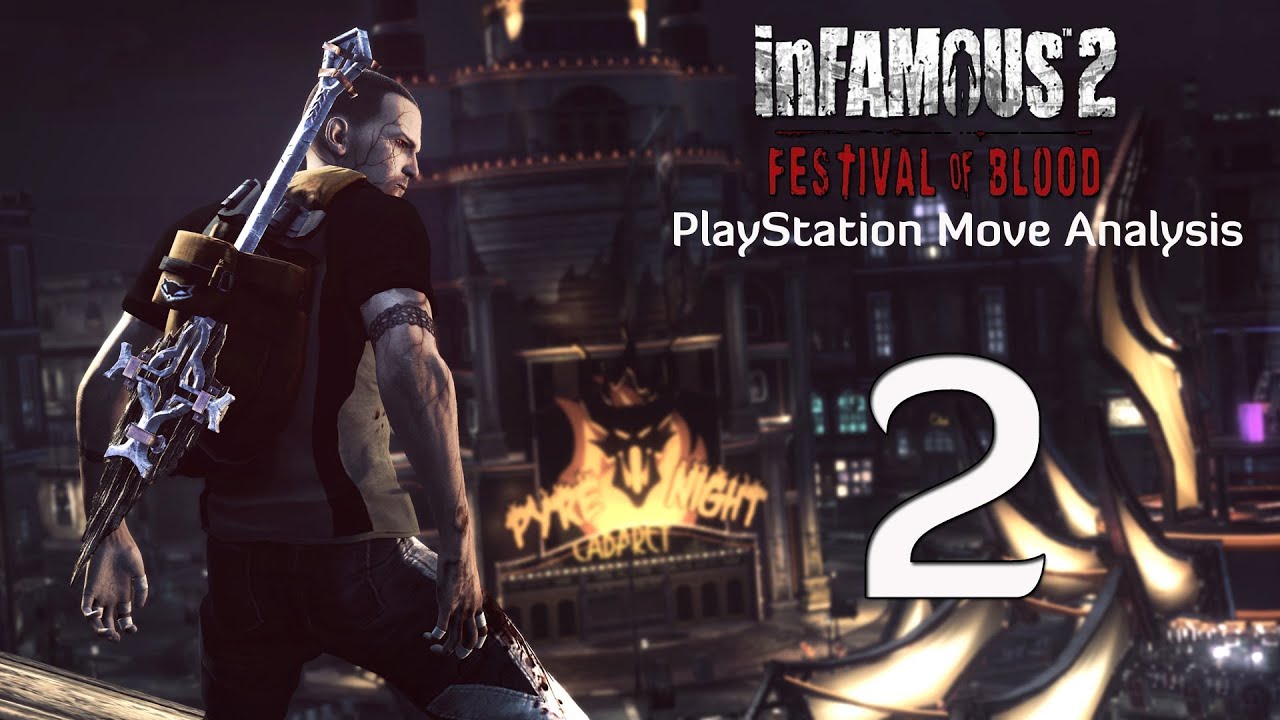 InFamous 2 - Festival Of Blood: PlayStation Move Analysis Pt 2 w/ iWaggle3D