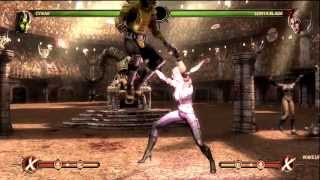 MK9 | How to punish Sonya's wakeup Cartwheel for 73% Dmg with Cyrax