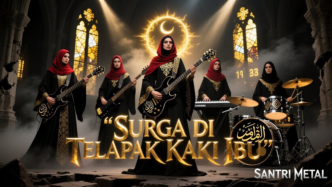 SURGA DI TELAPAK KAKI IBU | Metal Gothic Symphonic Religius – SANTRI METAL (AI Music) 