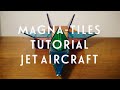 Magnatiles idea jet aircraft