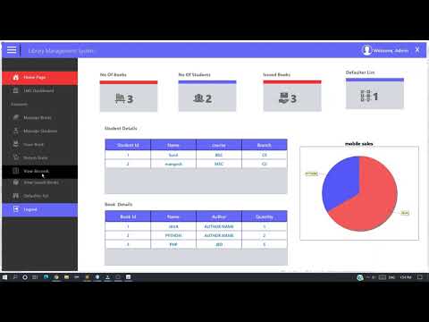 Library Management System in java - part 16| Full Project | Java and MySQL |Unique developer | 2021
