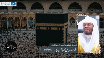 المصحف المرتل من المسجد الحرام للشيخ : أ.د.ياسر الدوسري - سورة النحل