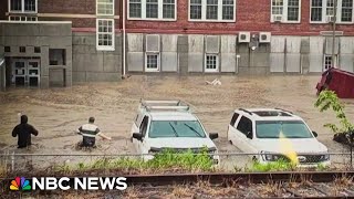 Elementary schools in Maryland evacuated after heavy rain causes flooding