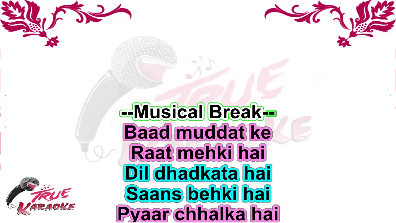 Old Classic Kab Ke Bichde Hue Hum  Karaoke With Lyrics  Kishore Kumar  Asha Bhosle  Lawaaris