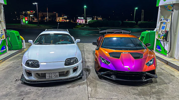 TOYOTA SUPRA VS LAMBORGHINI STO