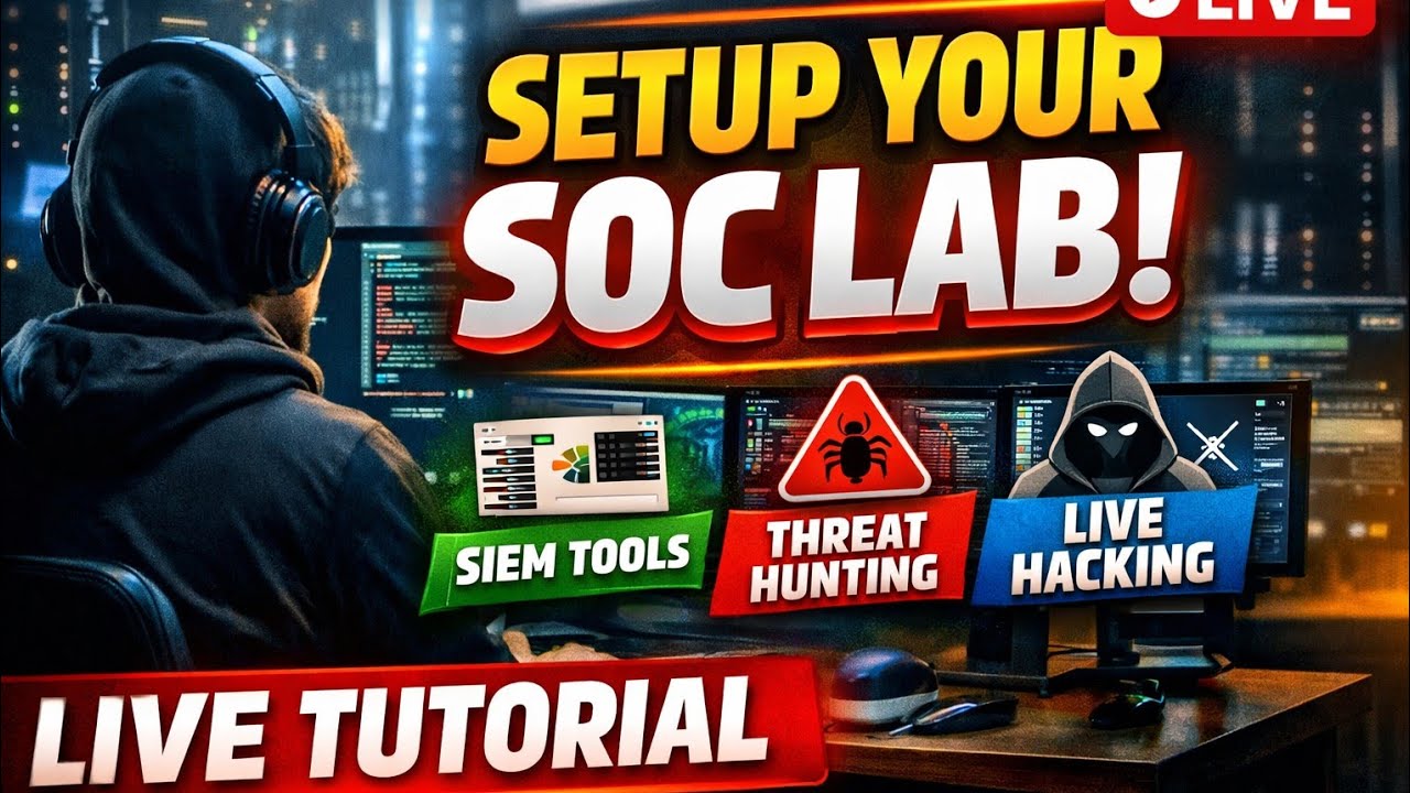 Live SOC Lab Setup Stream | Build Your Own Security Operations Center ...