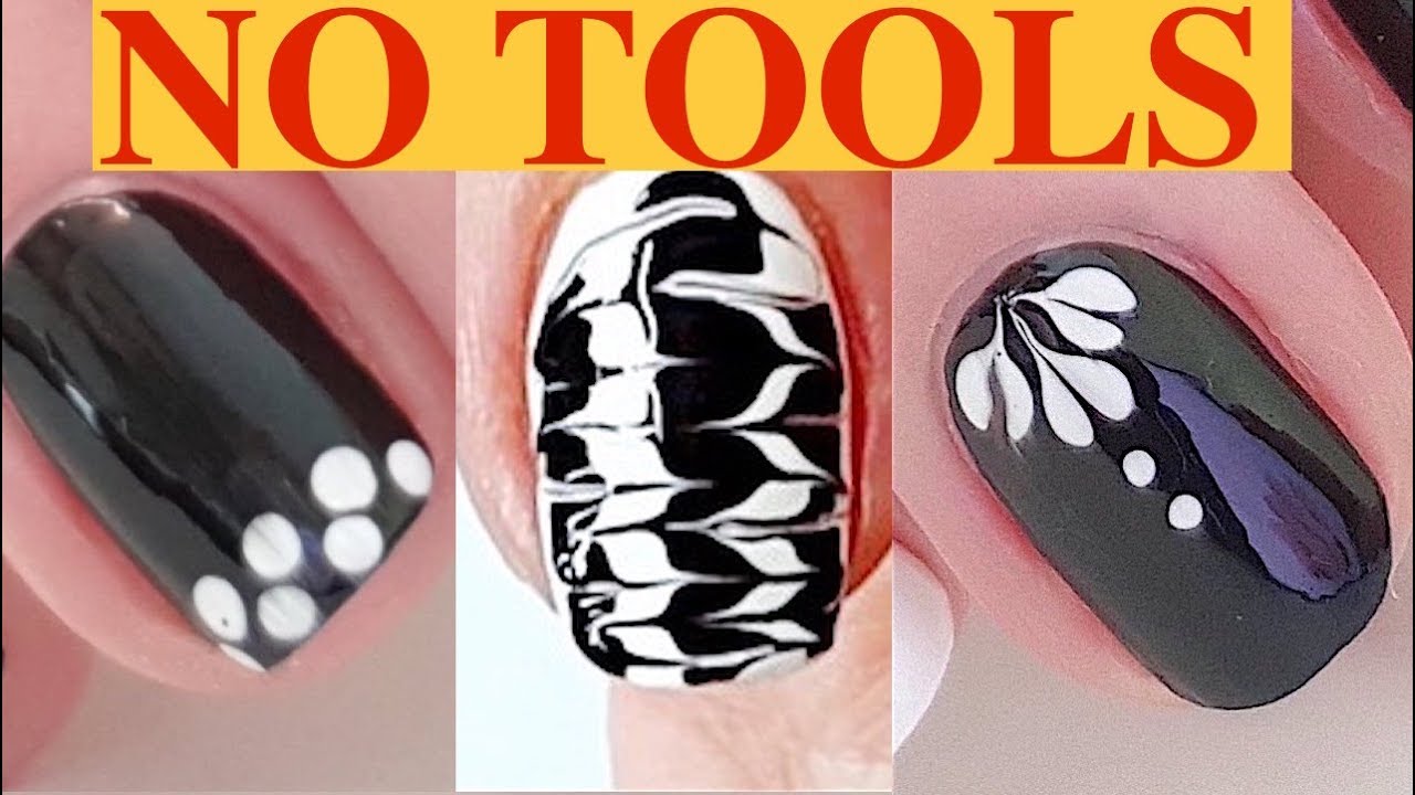 2. Easy Black Nail Art - wide 11