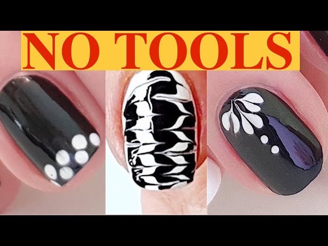 40 Great Nail Art Ideas - Black and White ~ More Nail Polish