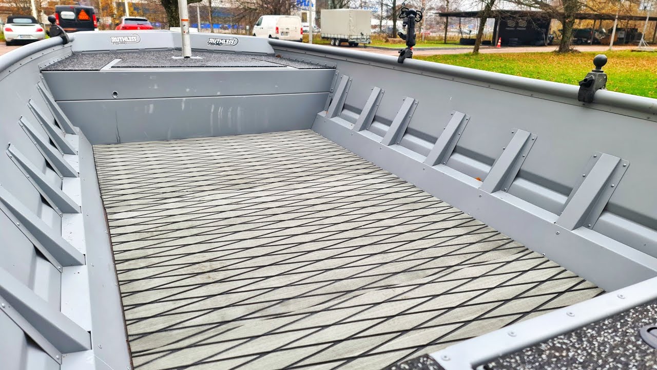 EVA TIIKKI MATON ASENNUS VENEESEEN | OHJEET & VINKIT | RUTHLESS 1548 MOD-V | JONBOAT | KALASTUS