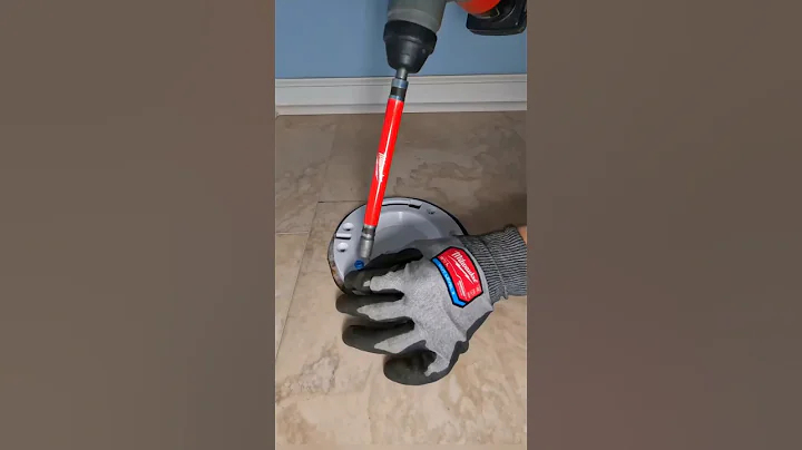 Anchoring a new toilet flange and setting a wax ring 🚽💦 #plumbing #plumber #shortsvideo