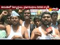 Tirupati students Half Naked protest for Kadapa Steel Plant