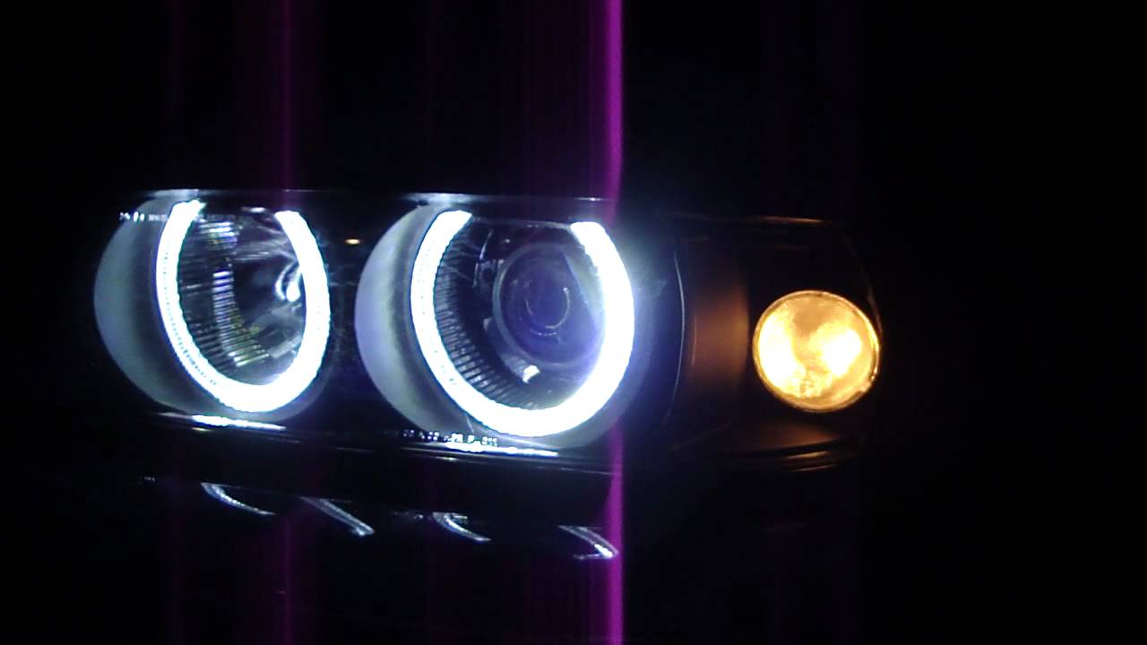 E39 Facelift headlight covers on prefacelift HID headlight YouTube