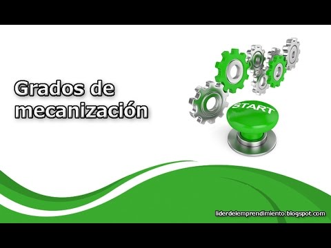 Grados de mecanización