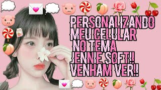 💭᮫᳝݊̽࣪.Personalizando Meu Celular, No Tema Jennie Soft!¡ screenshot 4