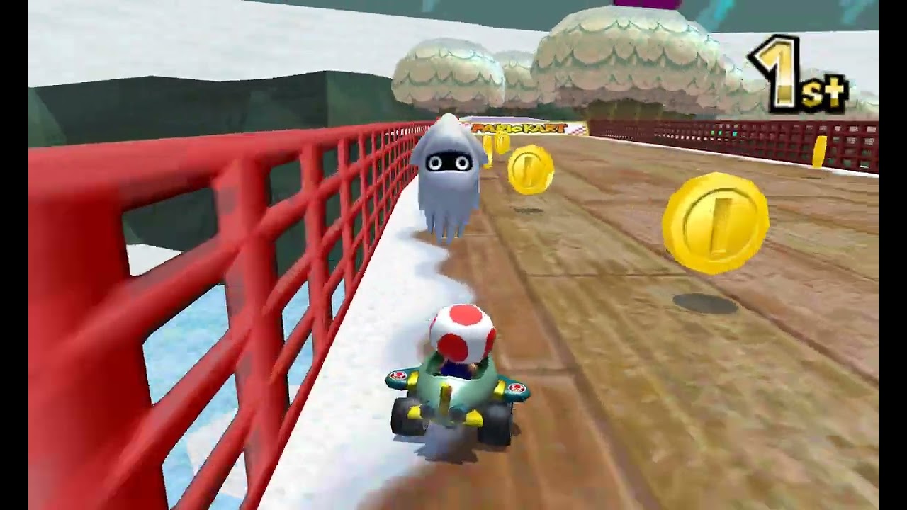 GBA Snow Land by Power - Mario Kart 7: Custom Track [1440p 60fps]