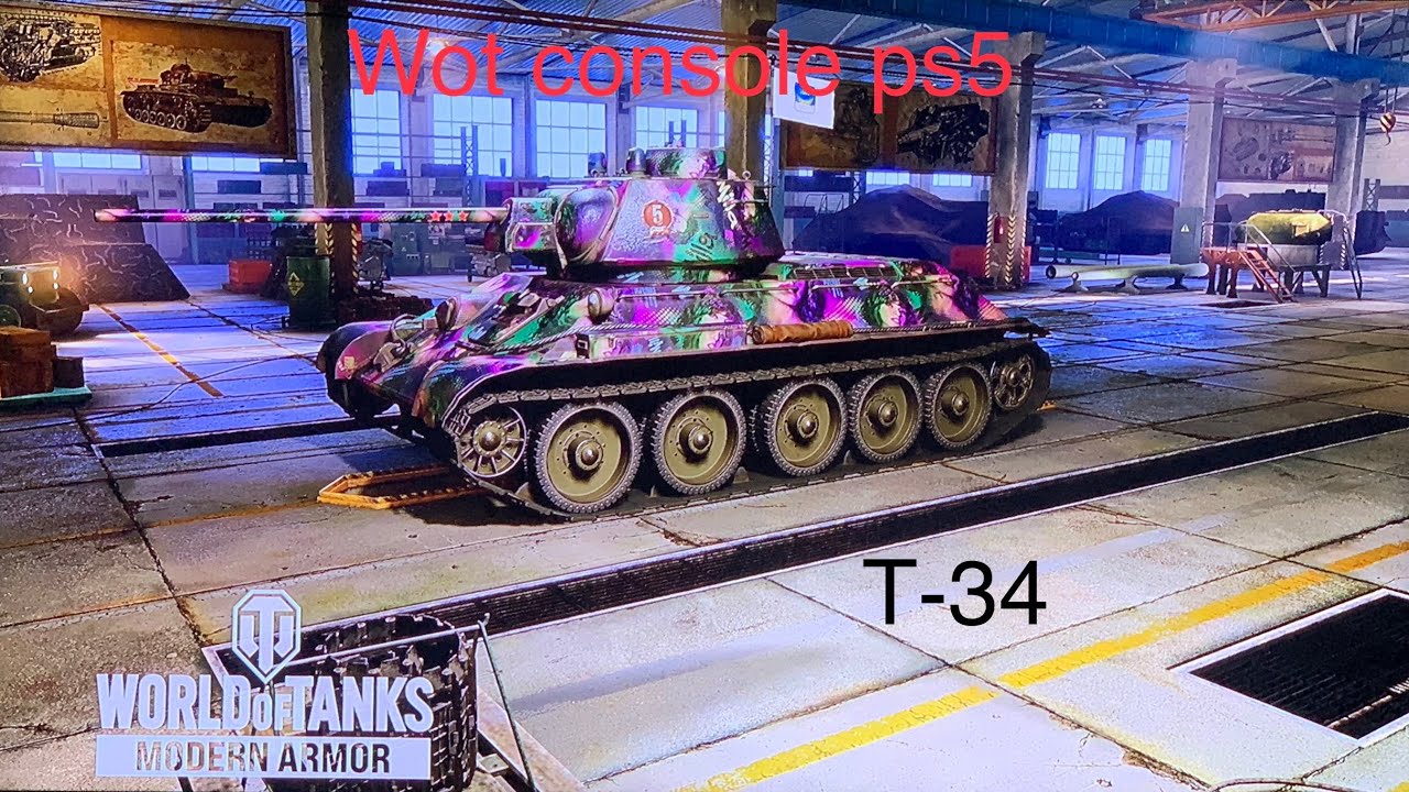 World of tanks, Т-34, world of tanks console, wot ps4, wot ps5, танки ...