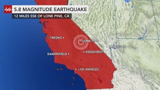 5.8 magnitude earthquake rattles central california | the daily news