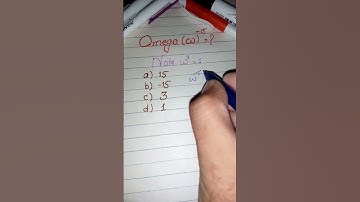 w⁻¹⁵ = ?# Omega# Maths# Shorts#