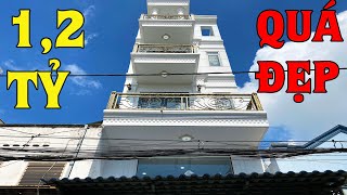 Chỉ 1,2 TỶ ,4X 17M mẫu nhà siêu đẹp Lửng,3 lầu thiết kế 2020