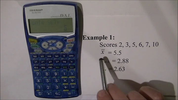Statistics on the Sharp EL-531WH