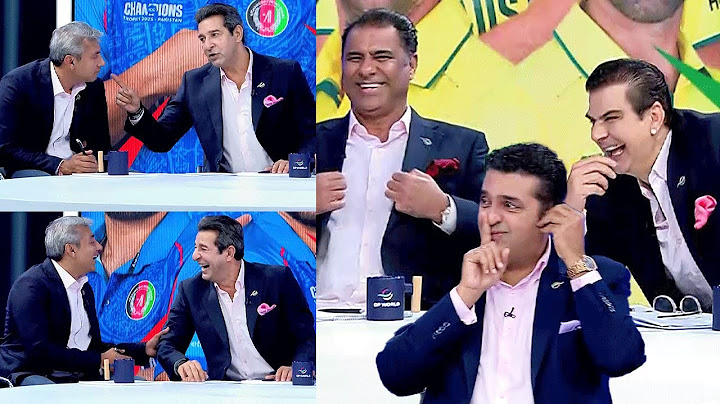 Ajay Jadeja and Wasim Akram Doing Funny Acting | #AFGvAUS | #ChampionsTrophy ZA1K