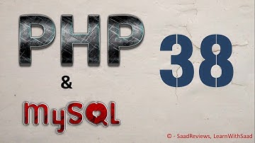 PHP & MySQL - 38 MySQL INSERT Query Part-1 - LearnWithSaad
