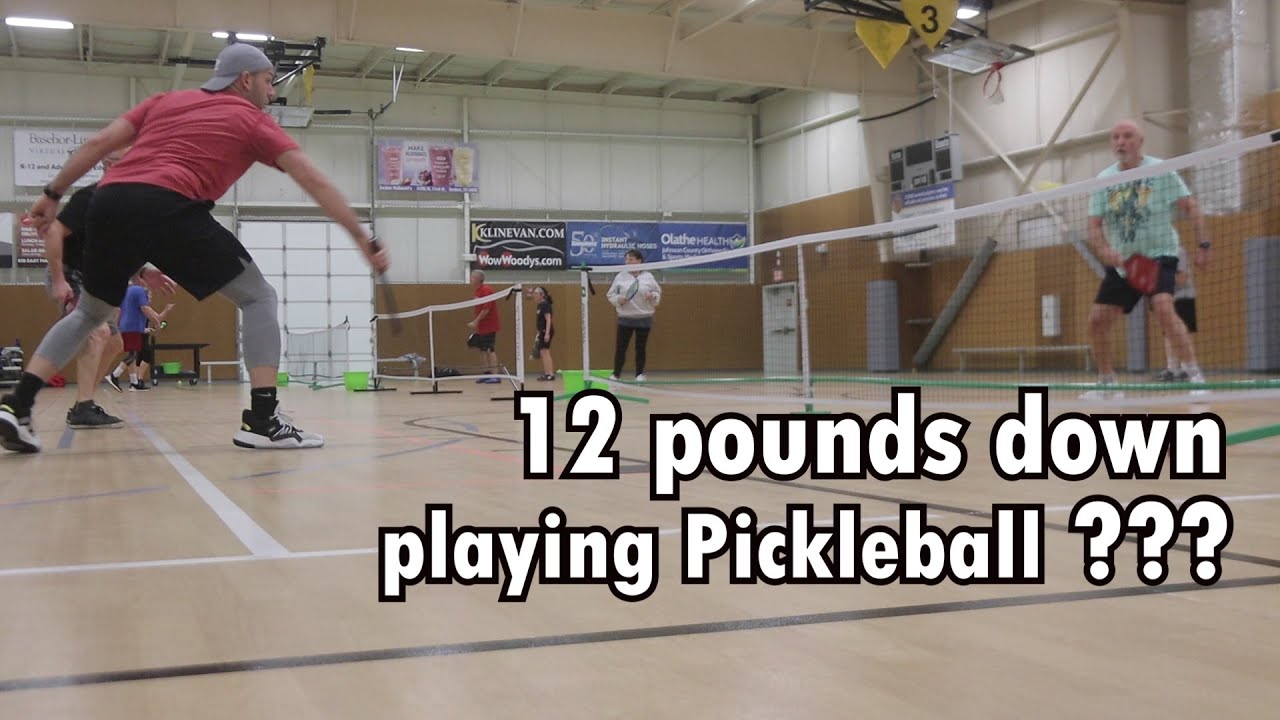 12 Pounds Down Playing Pickleball.
