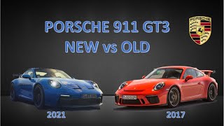 Porsche 911 GT3 New vs Old  | 2021 992 GT3 vs 2017 991.2 GT3