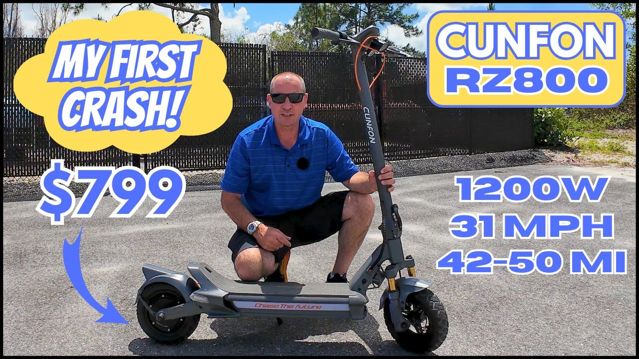 Cunfon RZ800 Review | Fast Budget E-Scooter Sent Me Flying...Over The ...
