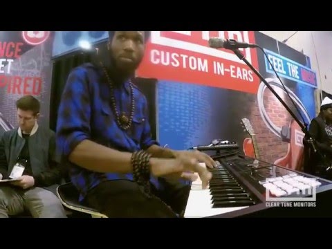 Cory Henry and Sput Searight from Snarky Puppy Jamming at Namm 2016