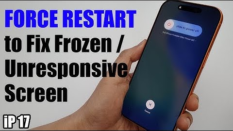Hoe je een HERSTART forceert om een ​​vastgelopen/niet-reagerend scherm op de iPhone 17/17 Pro Ma...