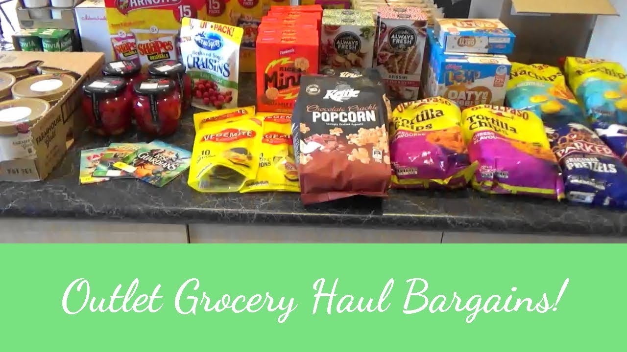 Outlet Grocery Haul Bargains YouTube