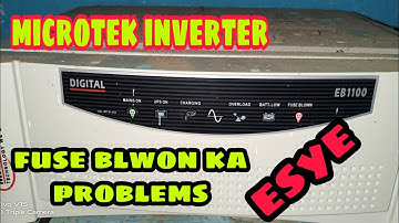 Microtek inverter fuse blown || inverter repair || inverter fuse blown problems