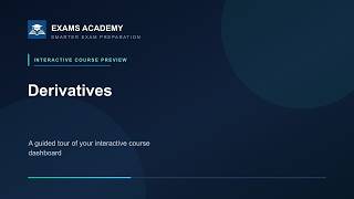 CISI Derivatives Course Dashboard Preview | Exams Academy