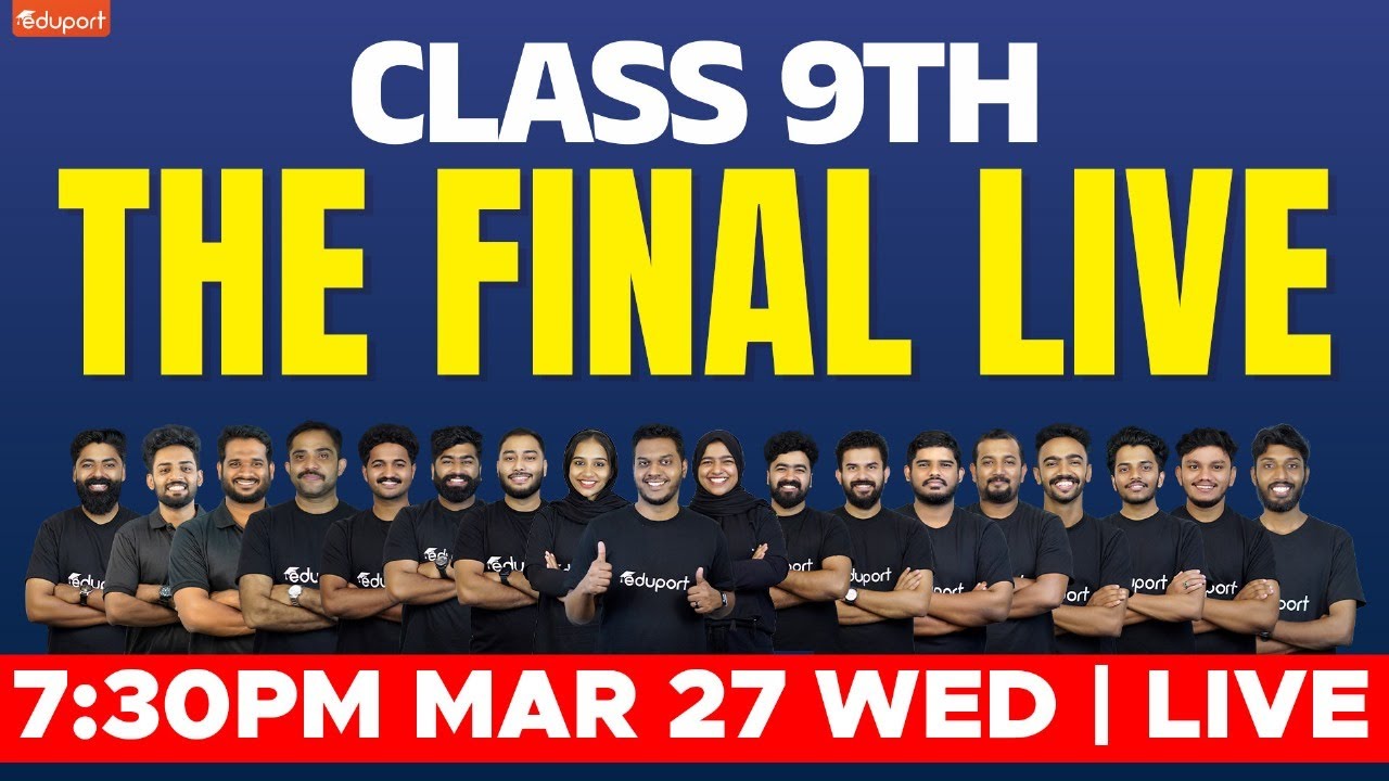Class 9 | The Final Live | Eduport - YouTube