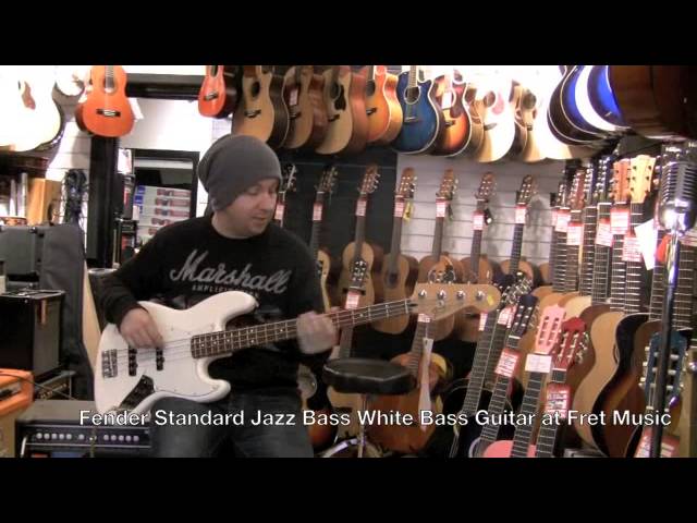 Бас-гітара FENDER STANDARD JAZZ BASS LRL OLYMPIC WHITE