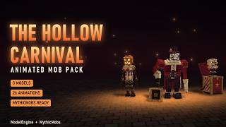 The Hollow Carnival | 3 Animated Minecraft Mobs | ModelEngine & MythicMobs