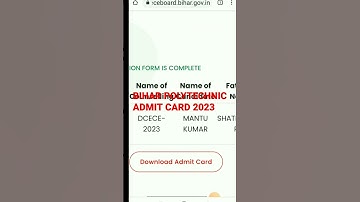 How to download bihar polytechnic admit card 2023#Viralshorts#Motivional#support#youtube#viral
