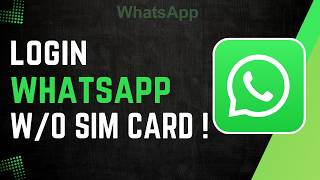 How to Login WhatsApp Without SIM Card ! screenshot 5