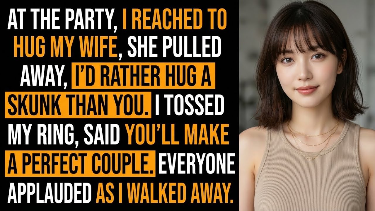 She Laughed, “I’d Rather Hug A Skunk.” I Tossed My Ring, “You’d Match Perfectly.” And Walked Away.