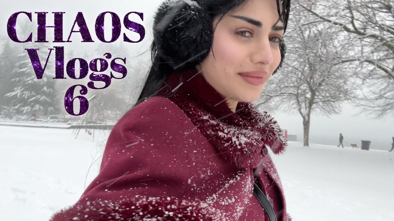 Очень холодный и снежный видеоблог... || CHA0S VLOGS