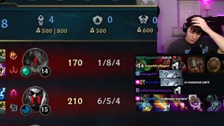 Nickich Gets Forced To Play With Humzhs First Time Aatrox Because Hes Good Into Teemo