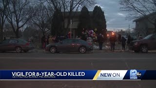 Vigil held for 8-year-old girl killed over the weekend