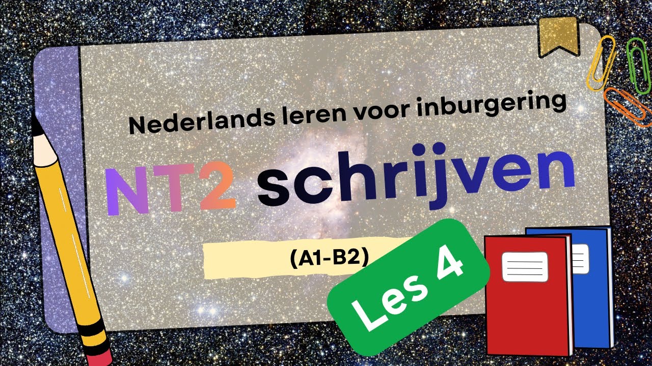 Schrijven op B1 niveau | Dit moet je weten/Adjectieven en''e'', Scheidbare werkwoorden, Passief/les4