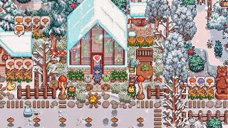 first snow... stardew valley chill music to work at home ☕
