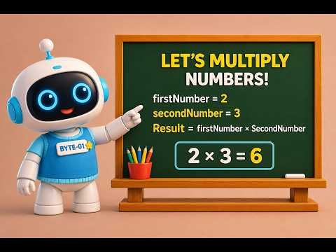 Learn Multiplication with Python for Kids | Beginner Coding Lesson 🤖🐍