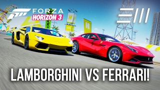 Forza horizon 3 lamborghini aventador lp700-4 vs ferrari f12
berlinetta hot lap battle! - follow me on instagram:
https://instagram.com/ericship111/ follow...